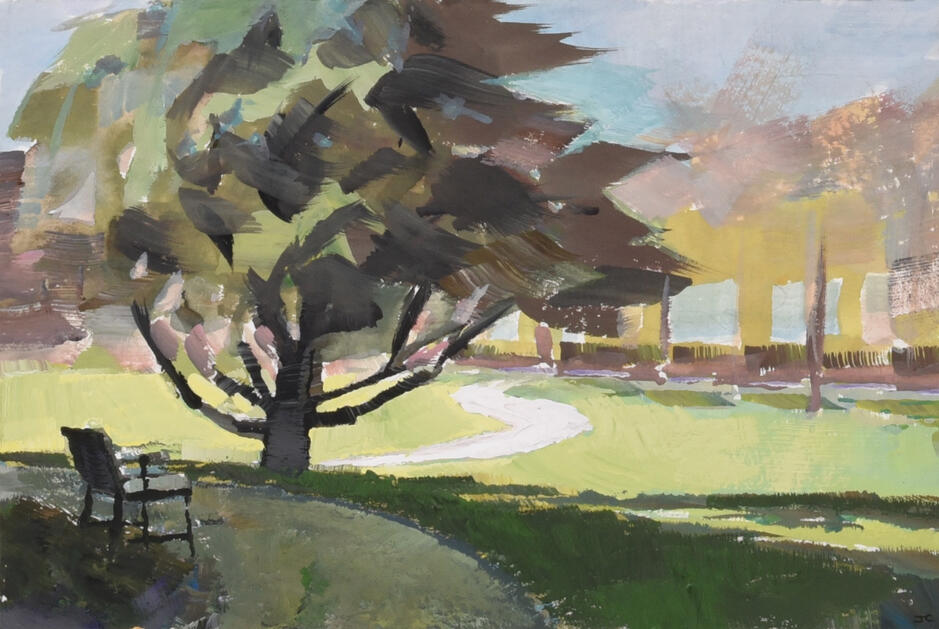 Gouache Painting on Paper