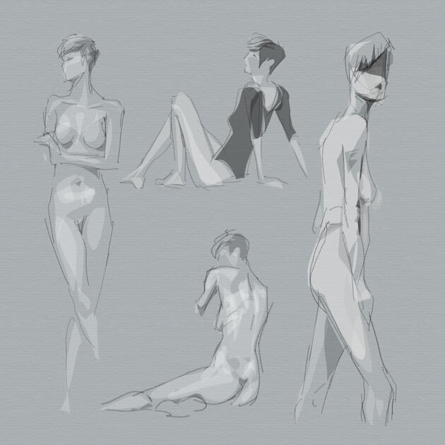 Figure Drawing (Digital)